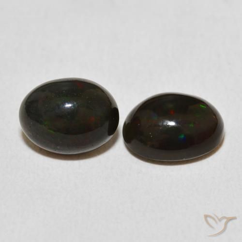 Gemas de Ópalo Multicolor natural de 2.54 ct, Ovalada, Opaco