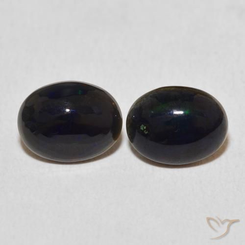 1.75ctw Natural Multicolor Ópalo, Ovalada, Opaco
