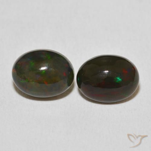 2.62ctw Natural Multicolor Ópalo, Ovalada, Opaco, Photo A