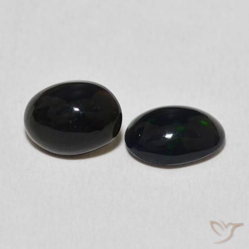 Gemas de Ópalo Multicolor natural de 1.28 ct, Ovalada, Opaco