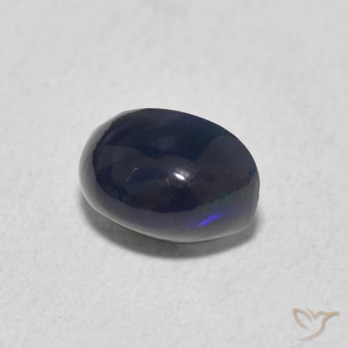 Ópalo Multicolor natural de 0.57 ct, Ovalada, Opaco