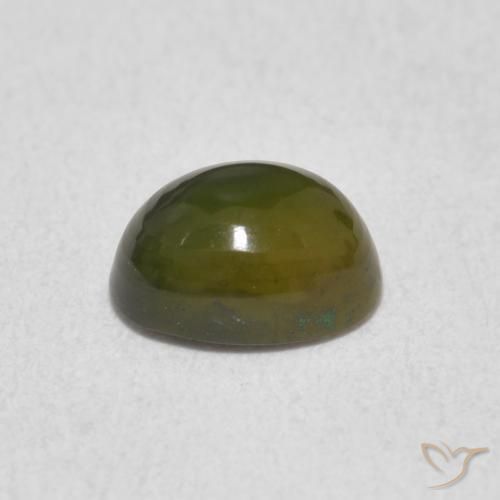 Ópalo Multicolor natural de 0.59 ct, Ovalada, Opaco