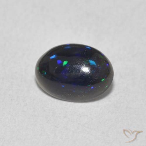0.48ct Natural Multicolor Ópalo, Ovalada, Opaco