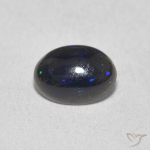 Ópalo Multicolor natural de 0.48 ct, Ovalada, Opaco