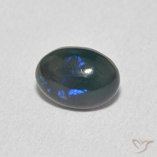 0.49ct Natural Multicolor Ópalo, Ovalada, Opaco