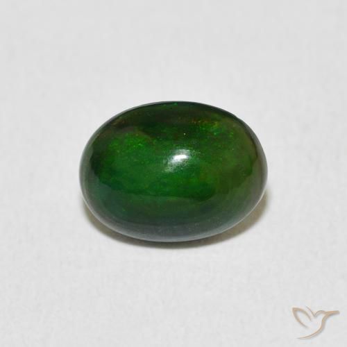 1.03ct Natural Multicolor Ópalo, Ovalada, Opaco