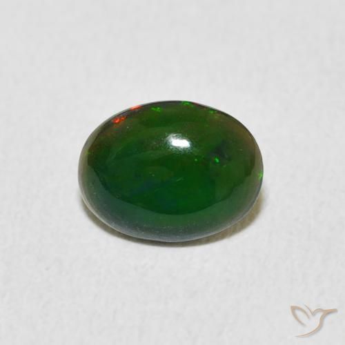 0.62ct Natural Multicolor Ópalo, Ovalada, Opaco, Photo A