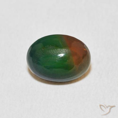 1.16ct Natural Multicolor Ópalo, Ovalada, Opaco