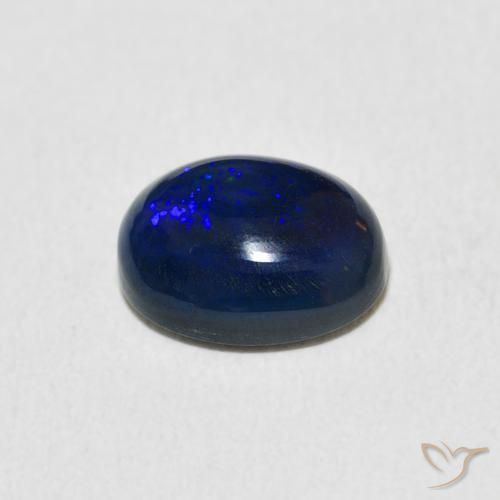 Ópalo Multicolor natural de 1.33 ct, Ovalada, Opaco