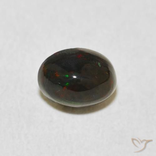 0.62ct Natural Multicolor Ópalo, Ovalada, Opaco