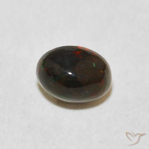 Ópalo Multicolor natural de 0.62 ct, Ovalada, Opaco