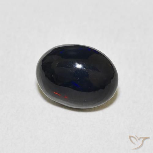Ópalo Multicolor natural de 1.15 ct, Ovalada, Opaco