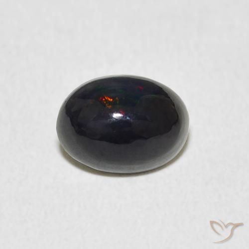 0.70ct Natural Multicolor Ópalo, Ovalada, Opaco