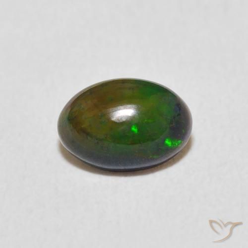0.36ct Natural Multicolor Ópalo, Ovalada, Opaco