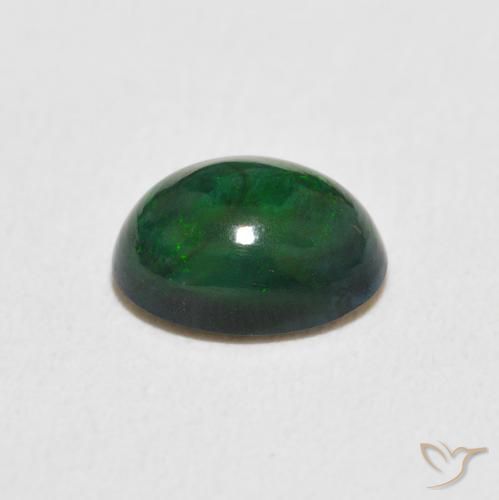 Ópalo Multicolor natural de 0.60 ct, Ovalada, Opaco
