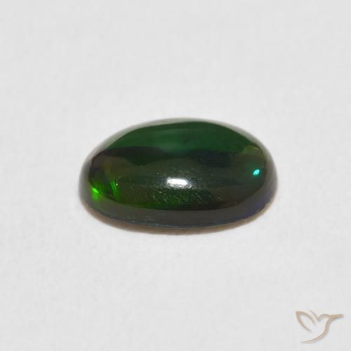 Ópalo Multicolor natural de 0.43 ct, Ovalada, Opaco