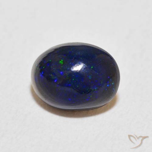 0.92ct Natural Multicolor Ópalo, Ovalada, Opaco