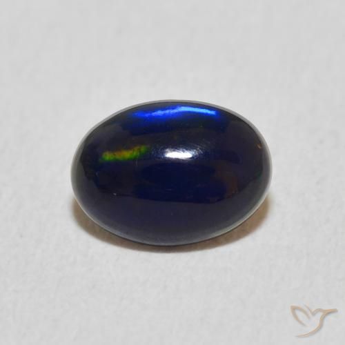 0.35ct Natural Multicolor Ópalo, Ovalada, Opaco