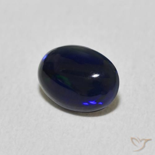 Ópalo Multicolor natural de 0.35 ct, Ovalada, Opaco
