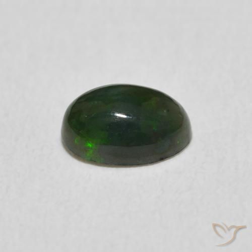 Ópalo Multicolor natural de 0.31 ct, Ovalada, Opaco