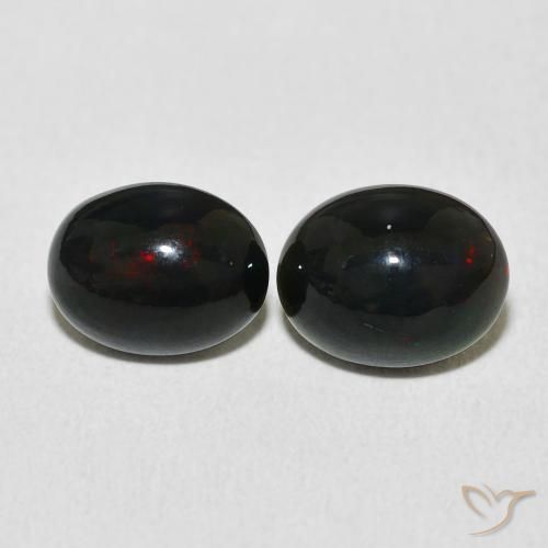 2.23ctw Natural Multicolor Ópalo, Ovalada, Opaco
