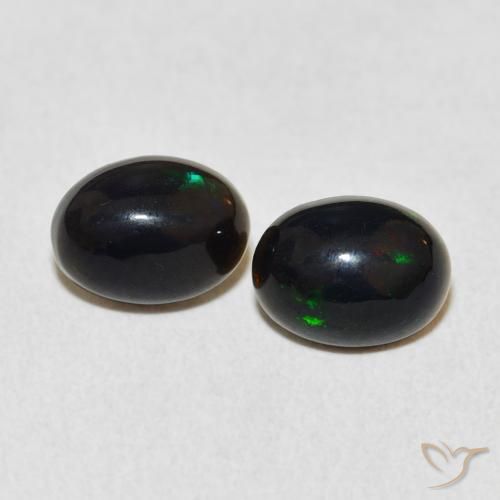 1.53ctw Natural Multicolor Ópalo, Ovalada, Opaco