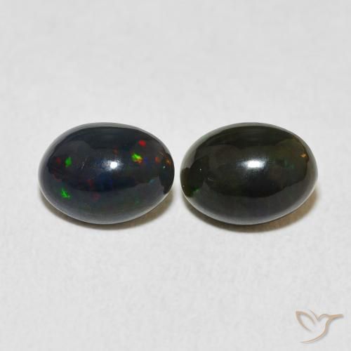 1.58ctw Natural Multicolor Ópalo, Ovalada, Opaco