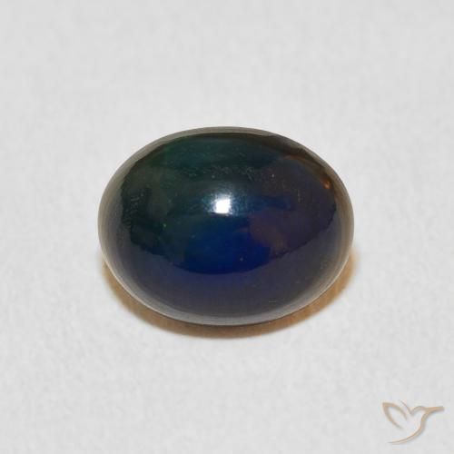 1.15ct Natural Multicolor Ópalo, Ovalada, Opaco