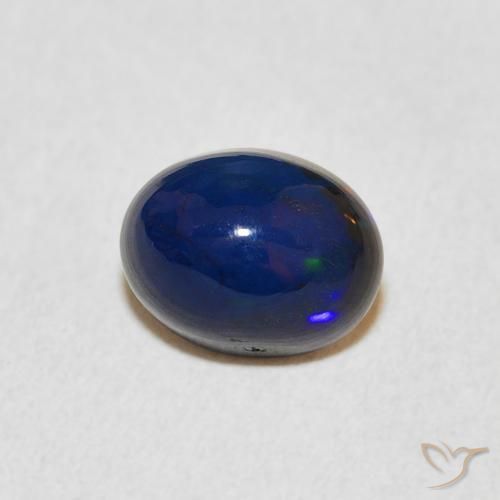 Ópalo Multicolor natural de 1.05 ct, Ovalada, Opaco