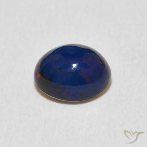Ópalo Multicolor natural de 1.05 ct, Ovalada, Opaco