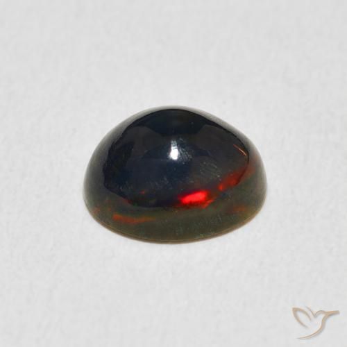 Ópalo Multicolor natural de 1.49 ct, Ovalada, Opaco