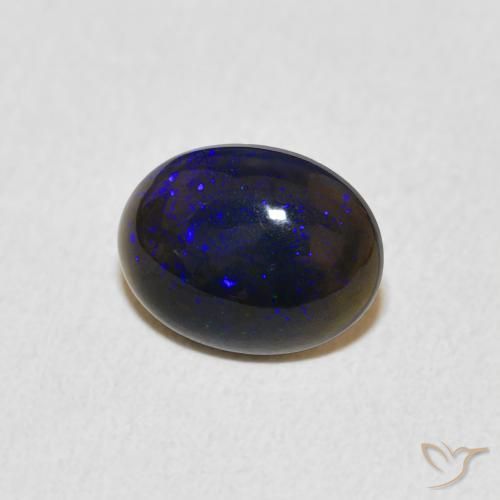 Ópalo Multicolor natural de 1.01 ct, Ovalada, Opaco