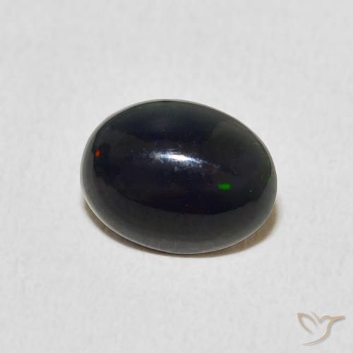 Ópalo Multicolor natural de 0.76 ct, Ovalada, Opaco