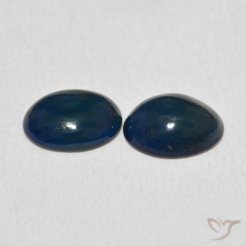 Gemas de Ópalo Multicolor natural de 1.05 ct, Ovalada, Opaco