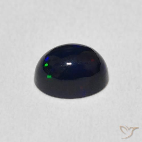 Ópalo Multicolor natural de 0.67 ct, Ovalada, Opaco