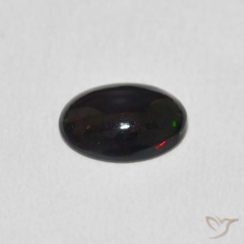 Ópalo Multicolor natural de 0.78 ct, Ovalada, Opaco