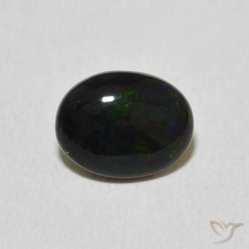 0.86ct Natural Multicolor Ópalo, Ovalada, Opaco