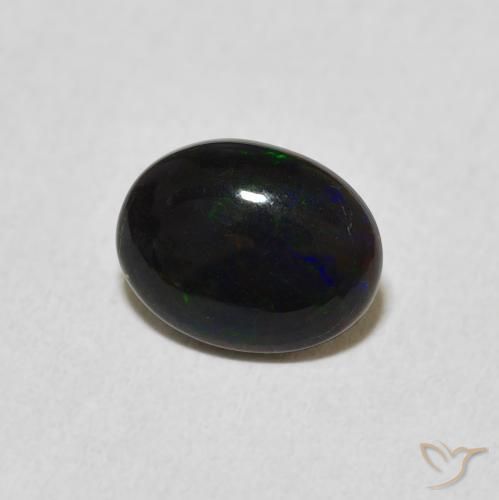 Ópalo Multicolor natural de 0.86 ct, Ovalada, Opaco