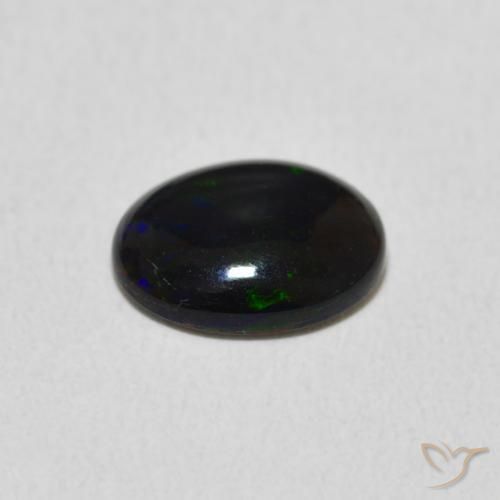 Ópalo Multicolor natural de 0.86 ct, Ovalada, Opaco