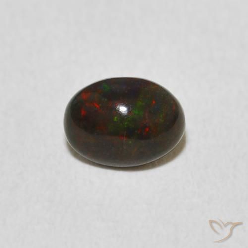 0.46ct Natural Multicolor Ópalo, Ovalada, Opaco