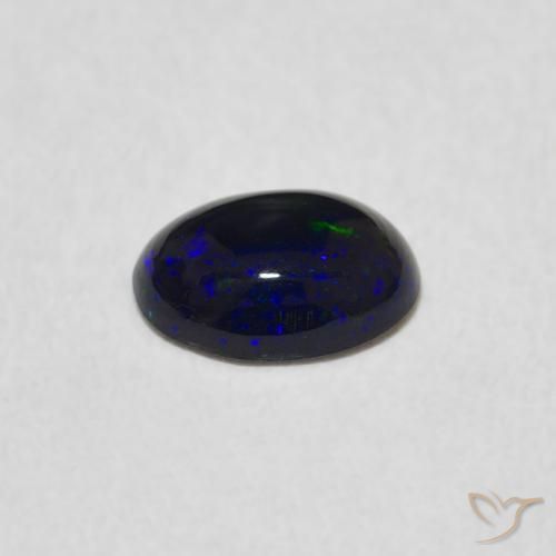 Ópalo Multicolor natural de 0.41 ct, Ovalada, Opaco