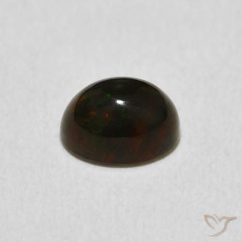Ópalo Multicolor natural de 0.67 ct, Ovalada, Opaco
