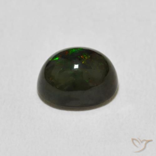 Ópalo Multicolor natural de 1.75 ct, Ovalada, Opaco