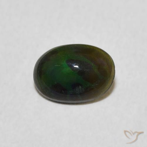 0.37ct Natural Multicolor Ópalo, Ovalada, Opaco
