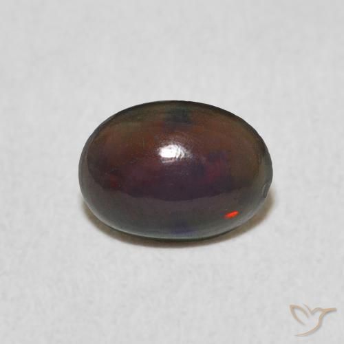 0.38ct Natural Multicolor Ópalo, Ovalada, Opaco