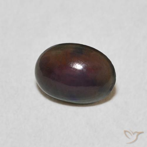 Ópalo Multicolor natural de 0.38 ct, Ovalada, Opaco