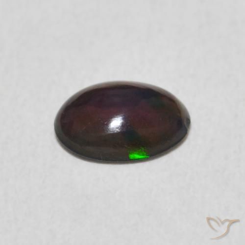 Ópalo Multicolor natural de 0.38 ct, Ovalada, Opaco
