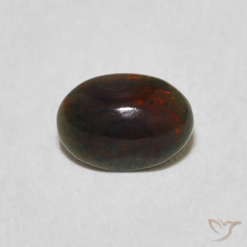 0.46ct Natural Multicolor Ópalo, Ovalada, Opaco