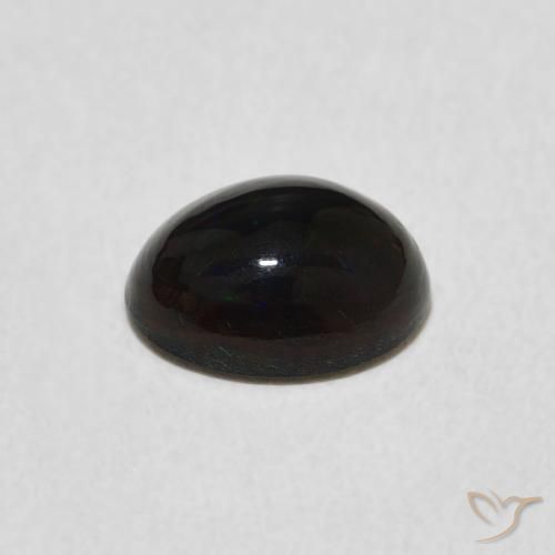 Ópalo Multicolor natural de 0.76 ct, Ovalada, Opaco