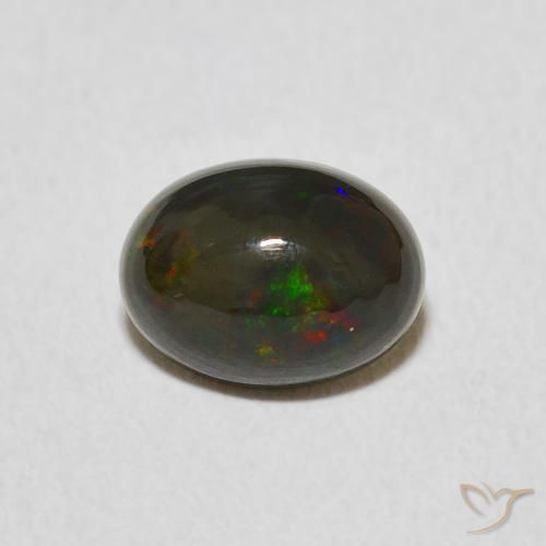 0.95ct Natural Multicolor Ópalo, Ovalada, Opaco, Photo A